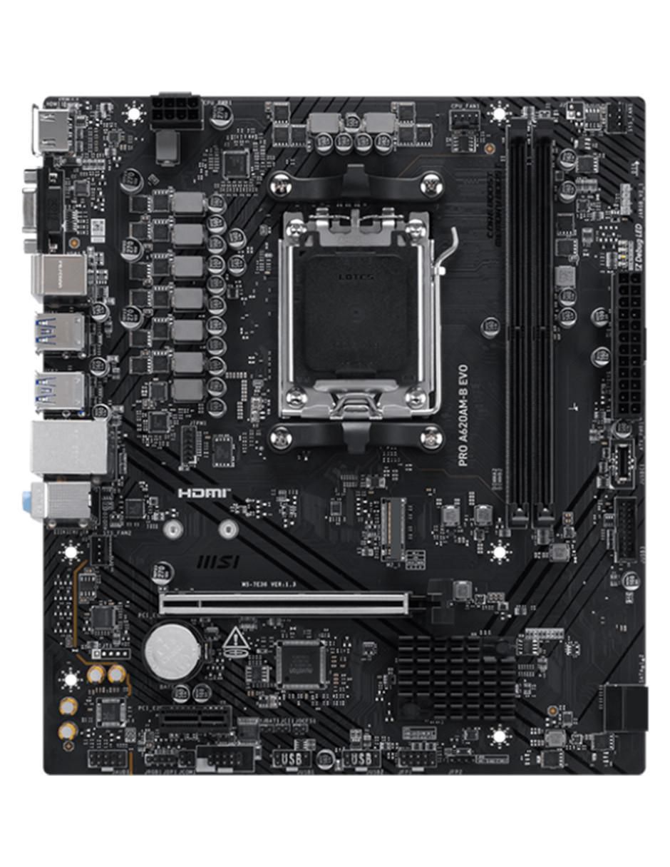 Tarjeta madre PRO A620AM- EVO compatible con procesador AMD 2