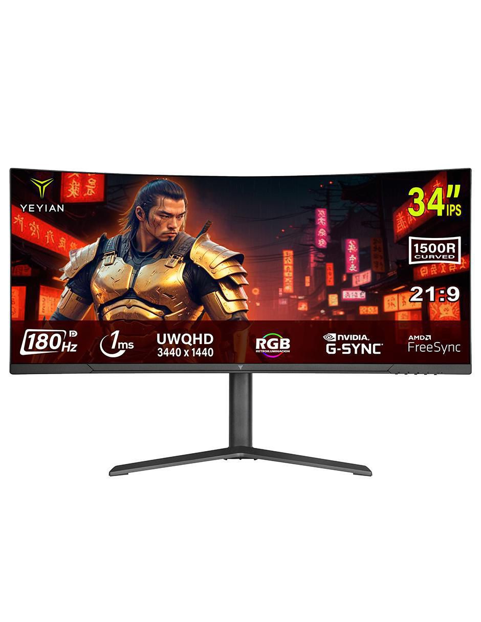 Monitor gamer IPS UWQHD 34 pulgadas ELYSIUM34 YMC-IP434-P2