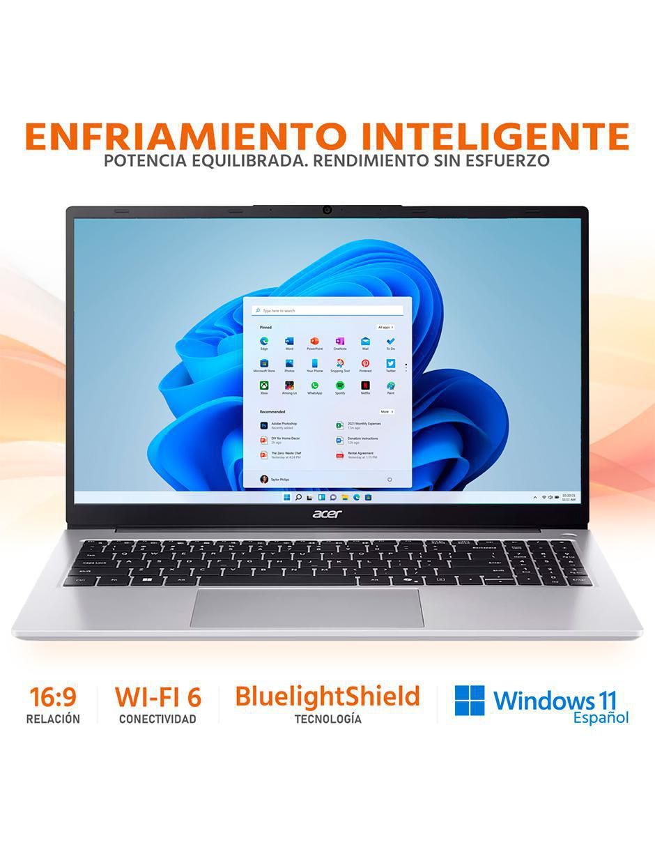 Laptop Aspire 3 15.6 pulgadas Full HD AMD Ryzen 7 AMD Radeon 32 GB RAM 512 GB SSD 7