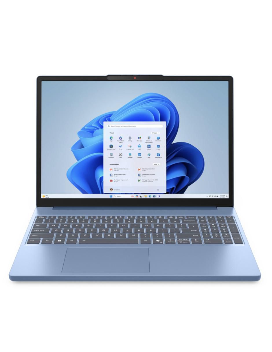 Laptop Ideapad Slim 3 15.3 pulgadas wuxga intel core i7 intel uhd graphics 16 gb ram 512 gb ssd
