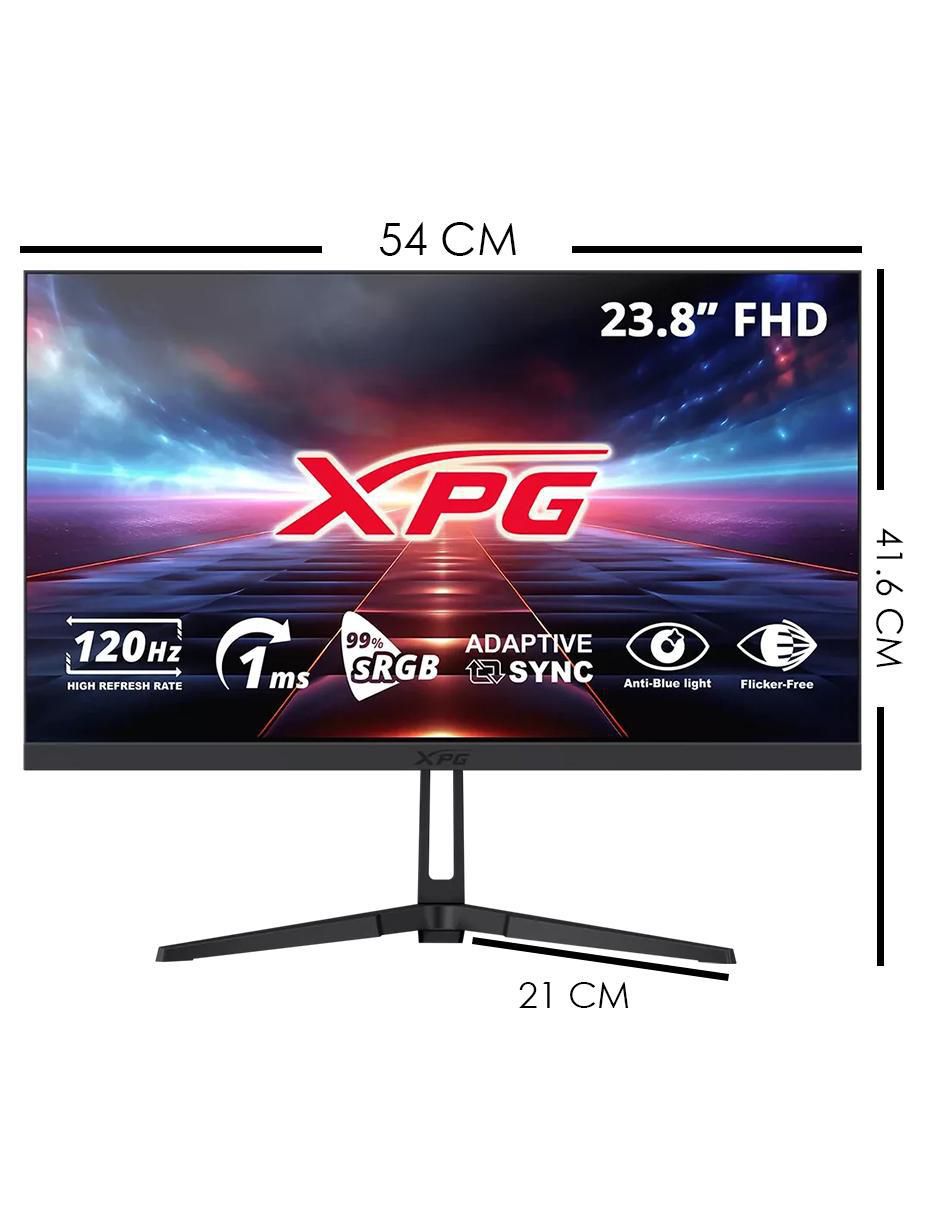 Monitor gamer xpg r24f2 ips full hd 23.8 pulgadas rift r24f2 no aplica