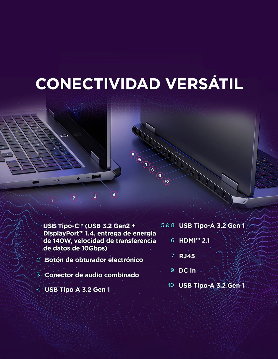 Laptop gamer 83JE00TELM 15.6 pulgadas Full HD Intel Core i5 NVIDIA GeForce RTX 5050 32 GB RAM 512 GB SSD 8