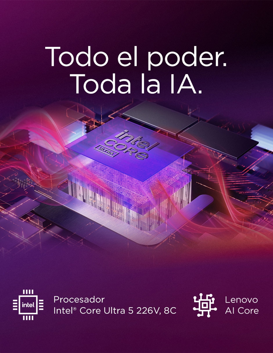 Laptop thin & light 83JX0005LM 14 pulgadas WQXGA Intel Core Ultra 5 Integradas 32 GB RAM 512 GB SSD 25