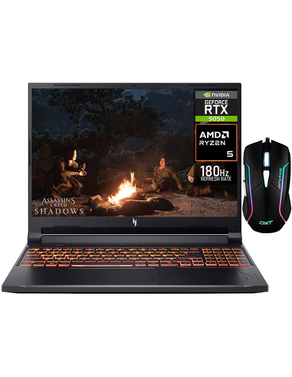 Laptop gamer Nitro V 16 pulgadas Full HD+ AMD Ryzen 5 NVIDIA GeForce RTX 5050 24 GB RAM 1 TB SSD