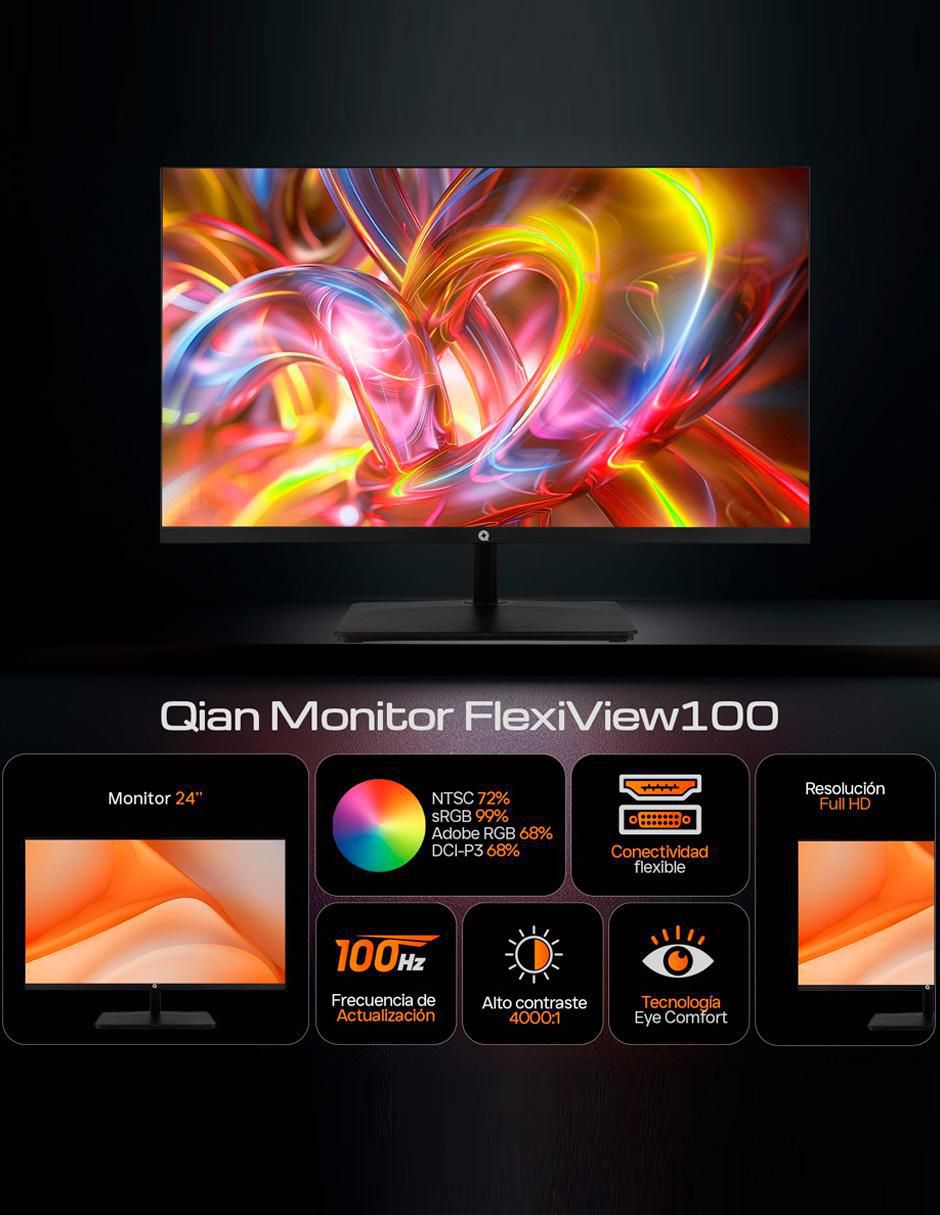 Monitor prolite 22 flexiview100 va full hd 21.5 pulgadas qmf 24