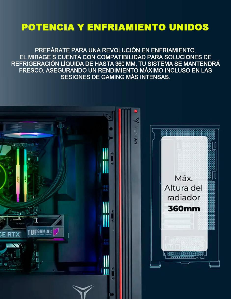 Gabinete MIRAGE S YCM-APMIR-S1 14