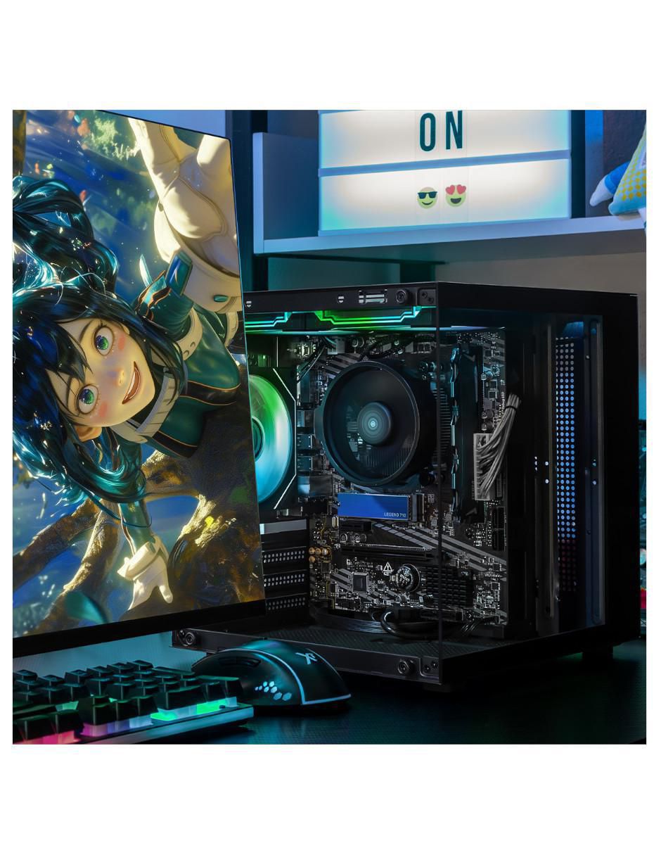 Computadora gamer XTBRR316GBVEGA8MTGB 27 pulgadas Full HD AMD Ryzen 3 AMD Radeon Vega 8 16 GB RAM 500 GB SSD 4