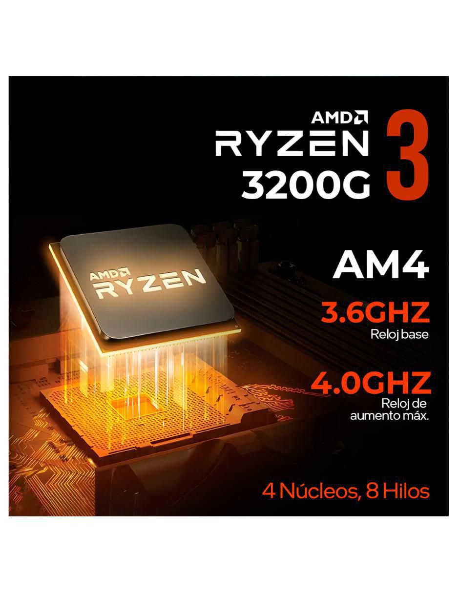 Computadora gamer XTBRR316GBVEGA8MTGB 27 pulgadas Full HD AMD Ryzen 3 AMD Radeon Vega 8 16 GB RAM 500 GB SSD 6