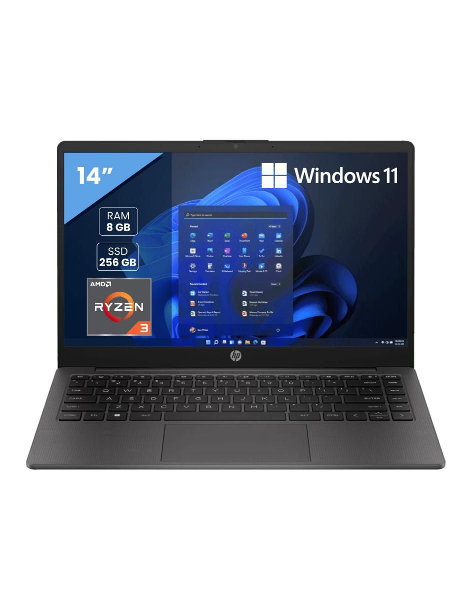 Laptop BPRA4EMT 14 pulgadas HD AMD Ryzen 3 AMD Radeon Graphics 8 GB RAM 256 GB SSD 2