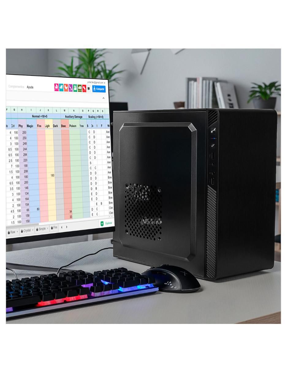 Computadora de escritorio intel n100 intel uhd graphics 8 gb ram 256 gb ssd 4