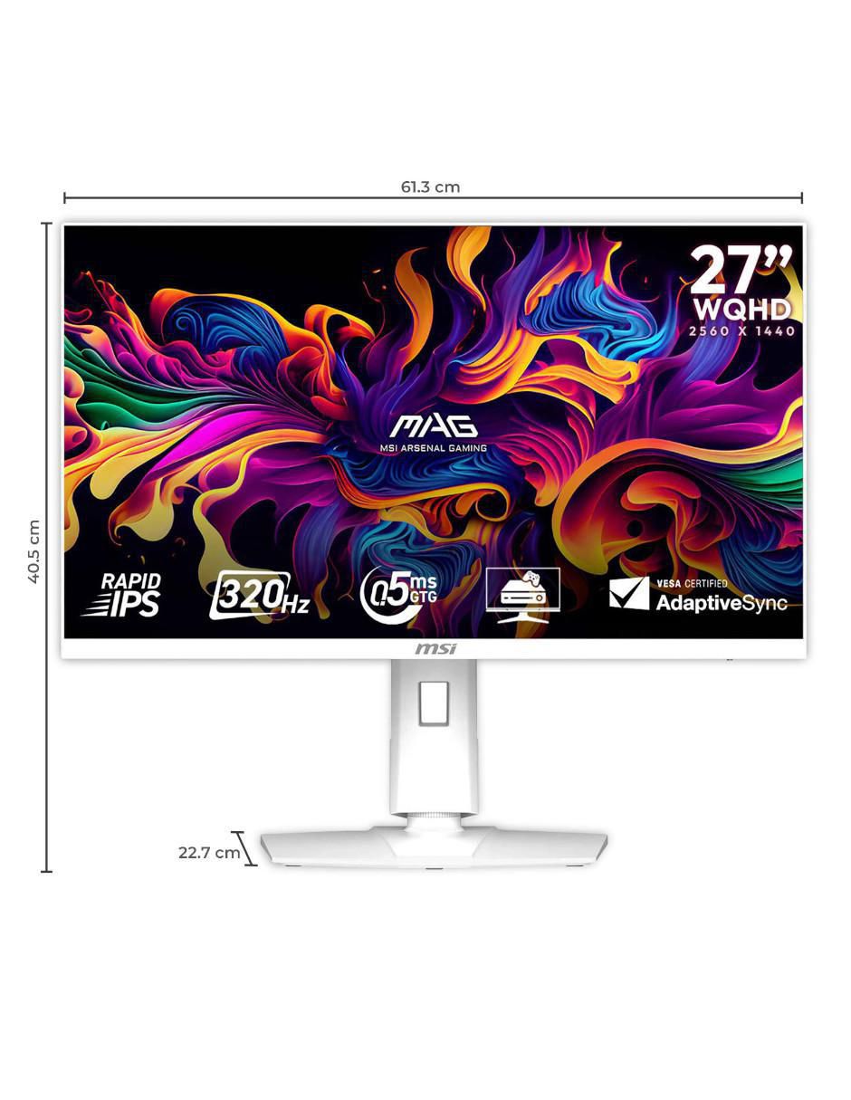 Monitor gamer MAG 274QRFW X32 IPS WQHD 27 pulgadas 7