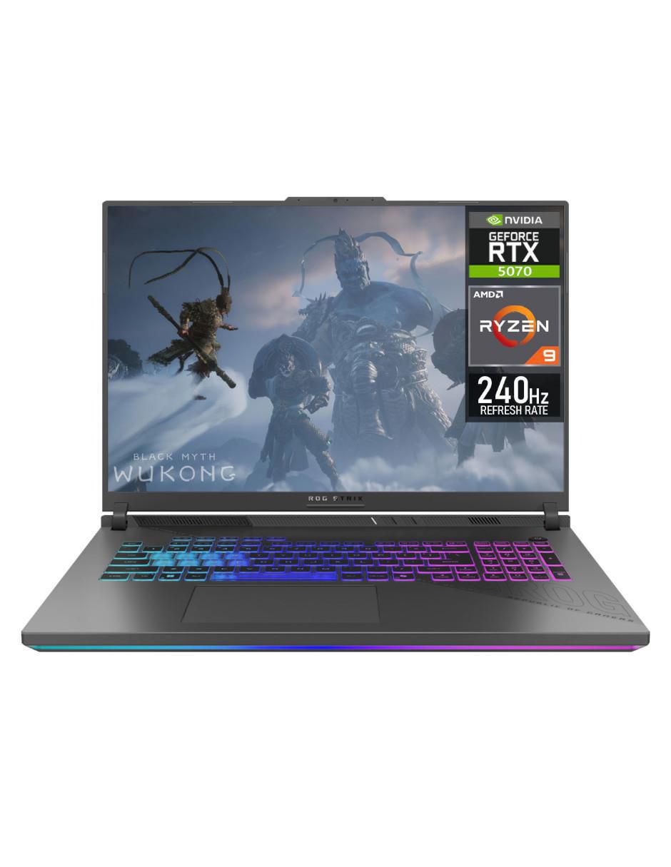 Laptop gamer ROG Strix G18 18 pulgadas WQXGA AMD Ryzen 9 NVIDIA GeForce RTX 5070 32 GB RAM 1 TB SSD 1