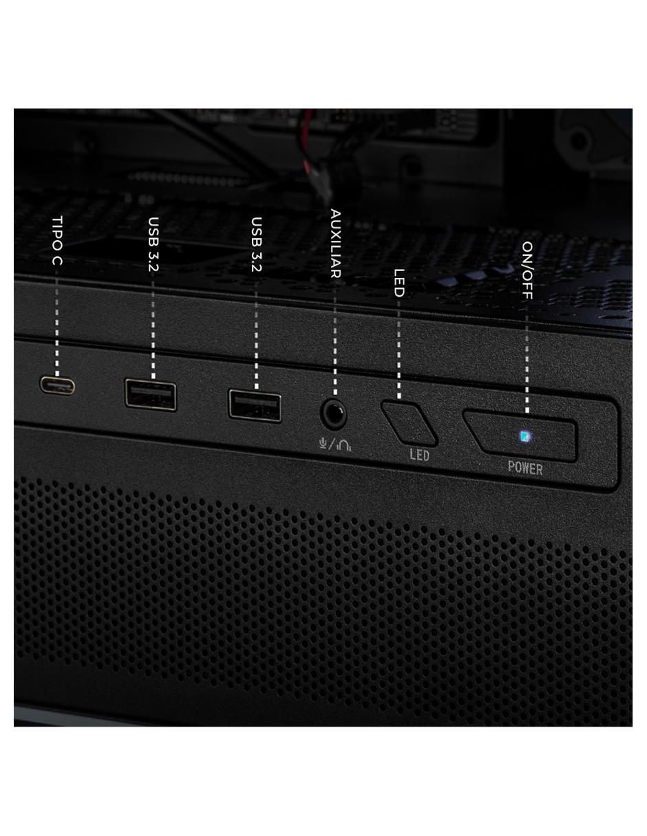 Computadora gamer XTMSII932GB55070TI110RB Intel core i9 NVIDIA GeForce RTX 5070 Ti 32 GB RAM 1 TB SSD 3