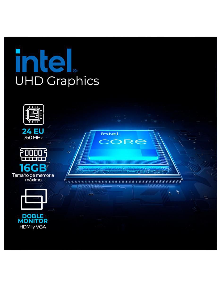Computadora de escritorio XTPCN116GBHD600UB Intel N100 Intel UHD Graphics 16 GB RAM 500 GB SSD 7