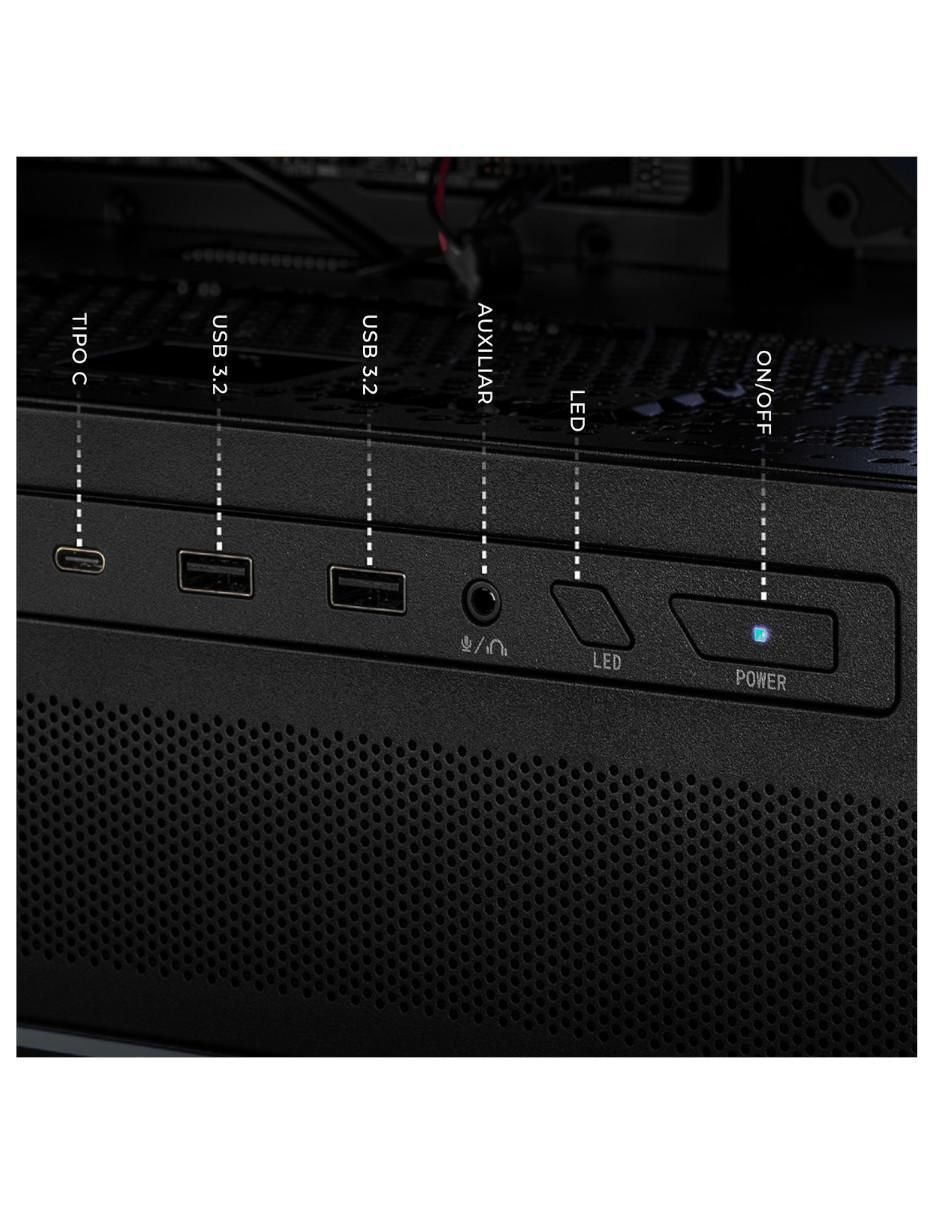 Computadora gamer XTMSIR932GB55070TI110R AMD Ryzen 9 NVIDIA GeForce RTX 5070 TI 32 GB RAM 1 TB SSD
