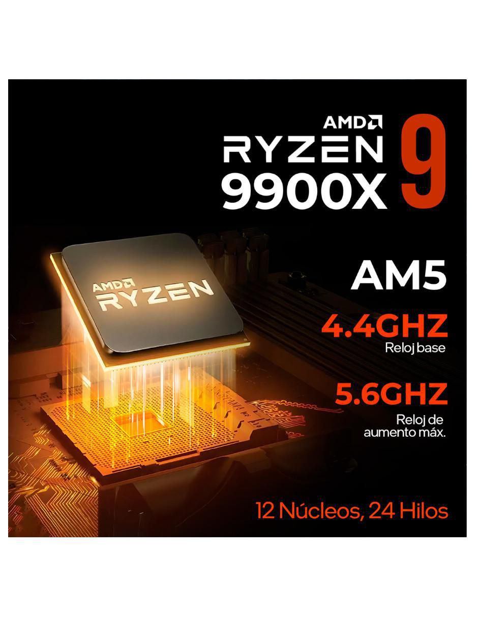 Computadora gamer XTMSIR932GB55070TI110R AMD Ryzen 9 NVIDIA GeForce RTX 5070 TI 32 GB RAM 1 TB SSD 6