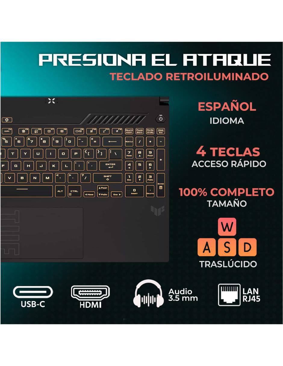 Laptop gamer TUF Gaming F16 16 pulgadas Full HD+ Intel Core i5 NVIDIA Geforce RTX 3050 24 GB RAM 1 TB SSD 4