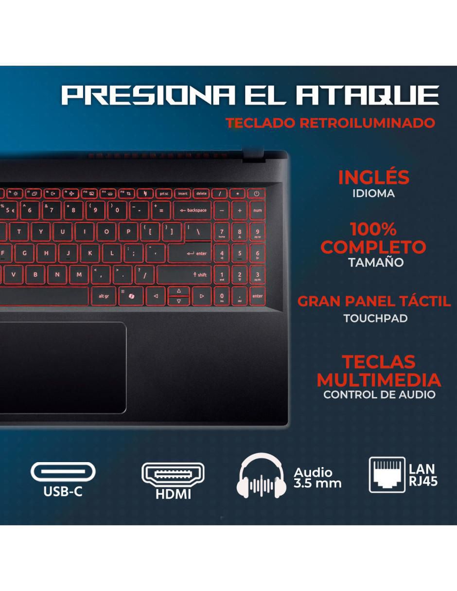 Laptop gamer Nitro V 15 15.6 pulgadas Full HD Intel Core i5 NVIDIA GeForce RTX 5050 24 GB RAM 512 GB SSD 4