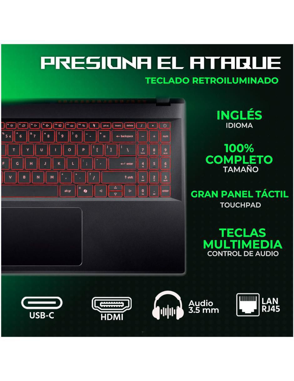 Laptop game Nitro V 15 15.6 pulgadas Full HD Intel Core i5 NVIDIA GeForce RTX 5050 32 GB RAM 512 GB SSD 5