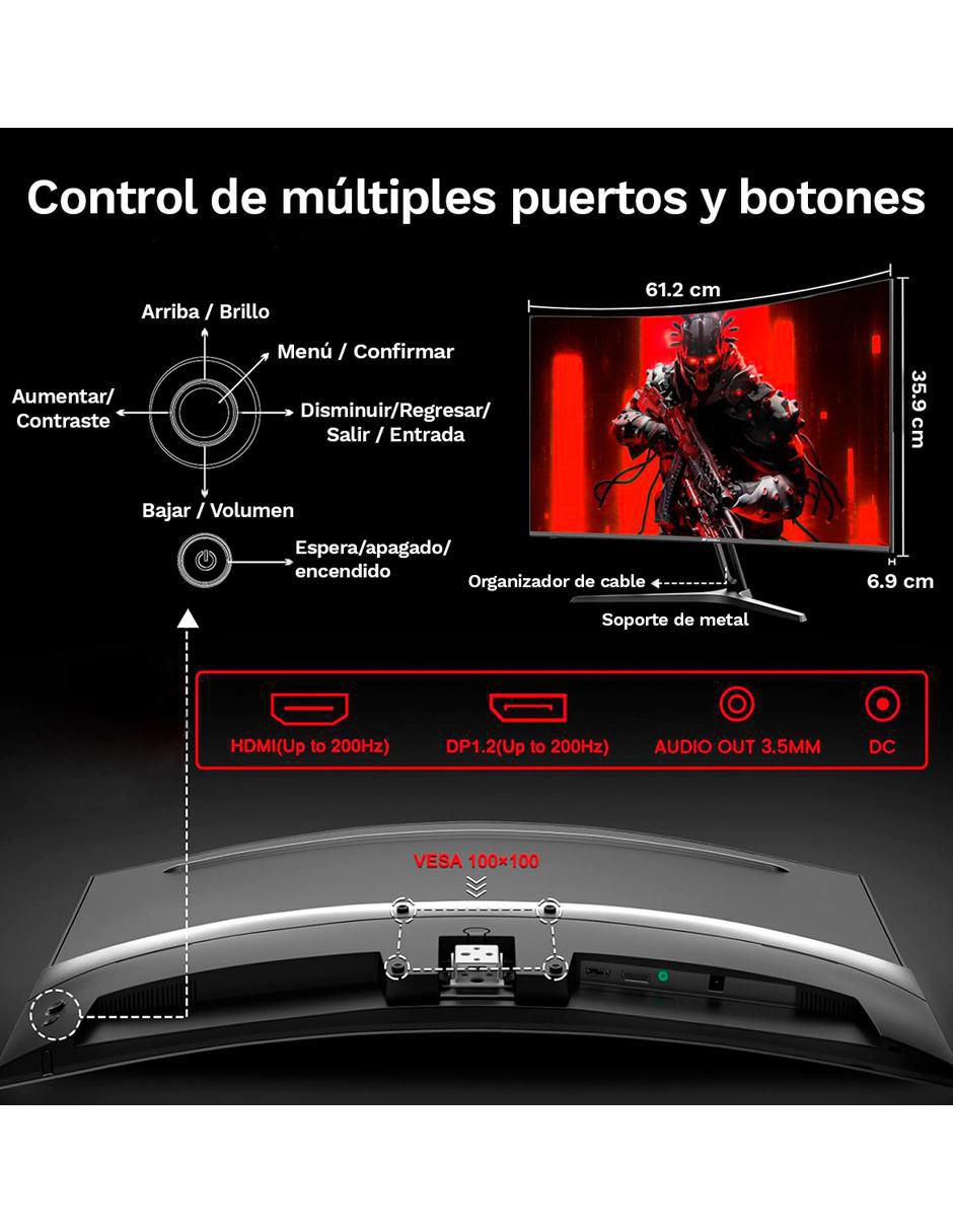 Monitor gamer Es-G27C1 Freesync Full HD 27 pulgadas 9