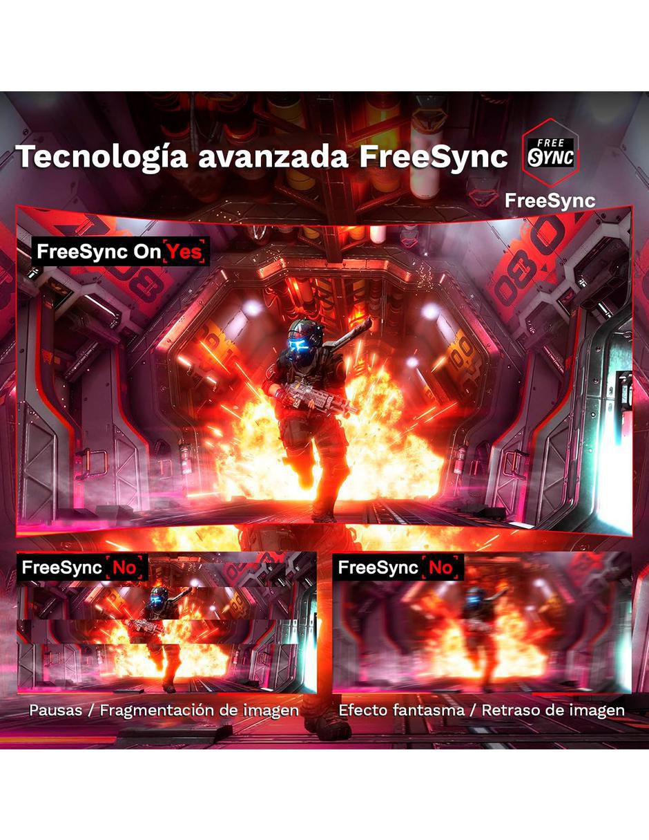 Monitor gamer Es-G27C1 Freesync Full HD 27 pulgadas 5