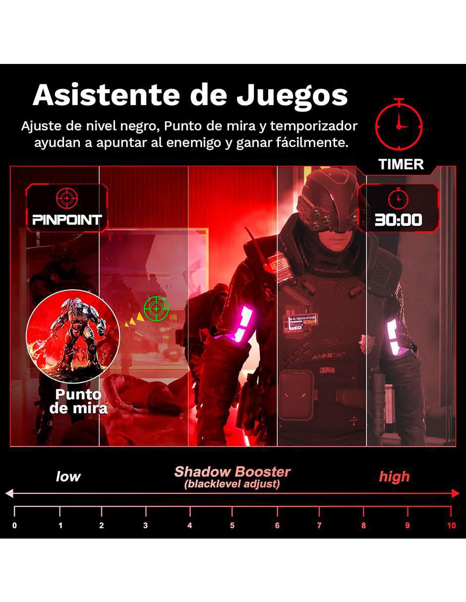Monitor gamer Es-G27C1 Freesync Full HD 27 pulgadas 6