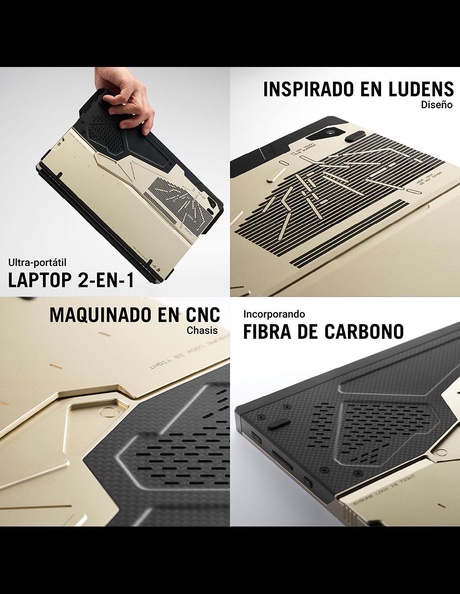 Laptop gamer touch ROG Flow Z13 Kojima Edition 13.4 pulgadas WQXGA AMD Ryzen AI Max+ 395 AMD Radeon Graphics 128 GB RAM 1 TB SSD 5
