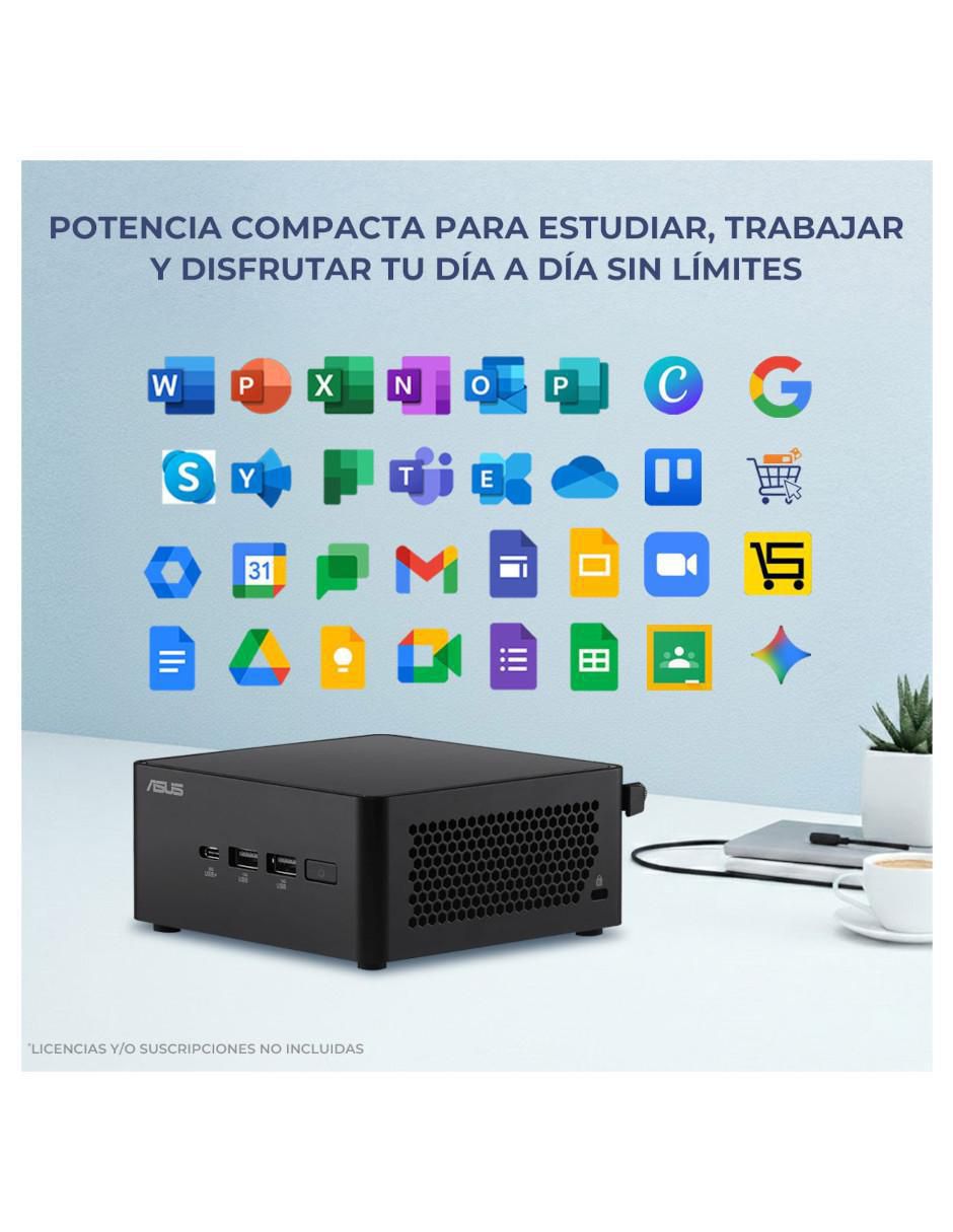 Mini Pc NUC 14 PRO Intel Core Ultra 7 Integrada 16 GB RAM 1 TB SSD 5