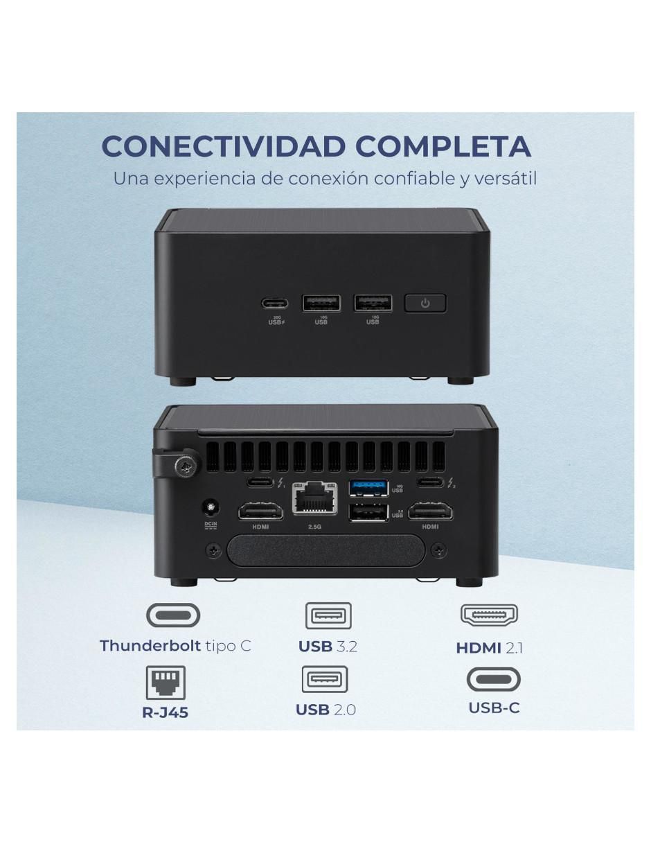 Mini Pc Nuc 14 Pro Intel Core Ultra 7 Integrada 16 GB RAM 1 TB SSD 5