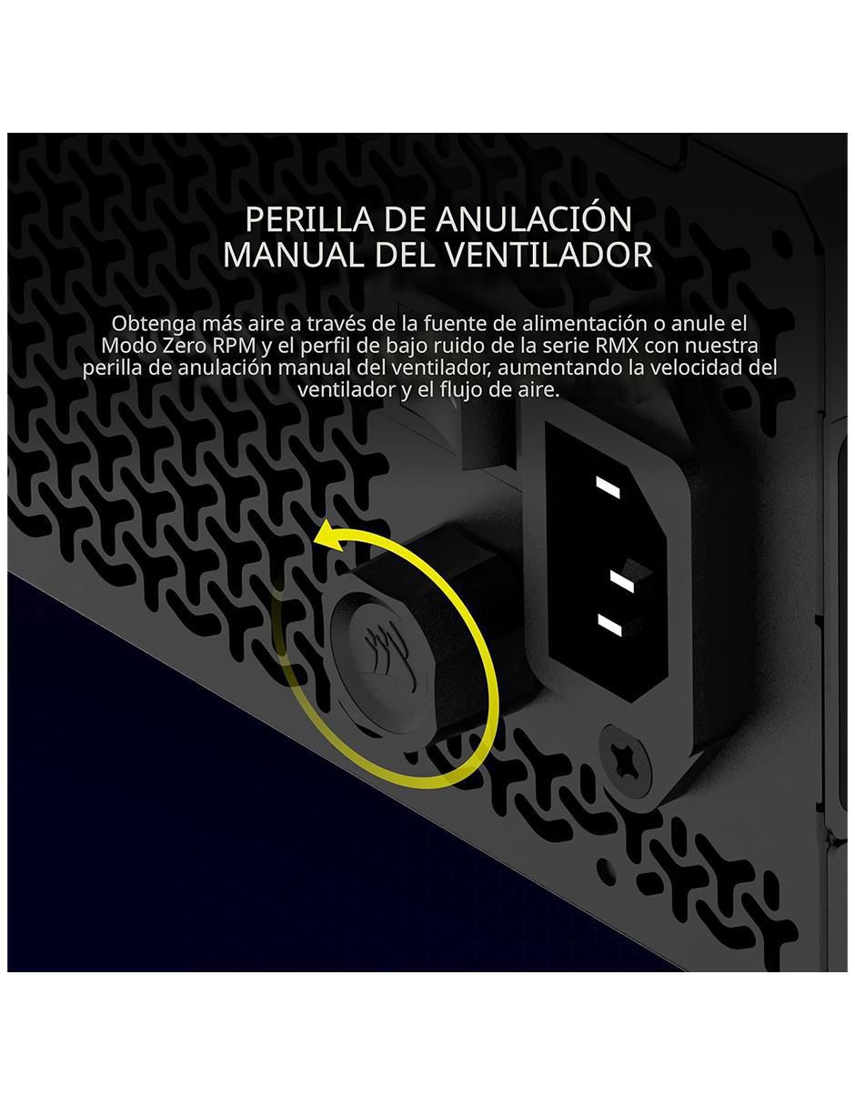 Fuente de poder RM750X 80Plus Gold 2