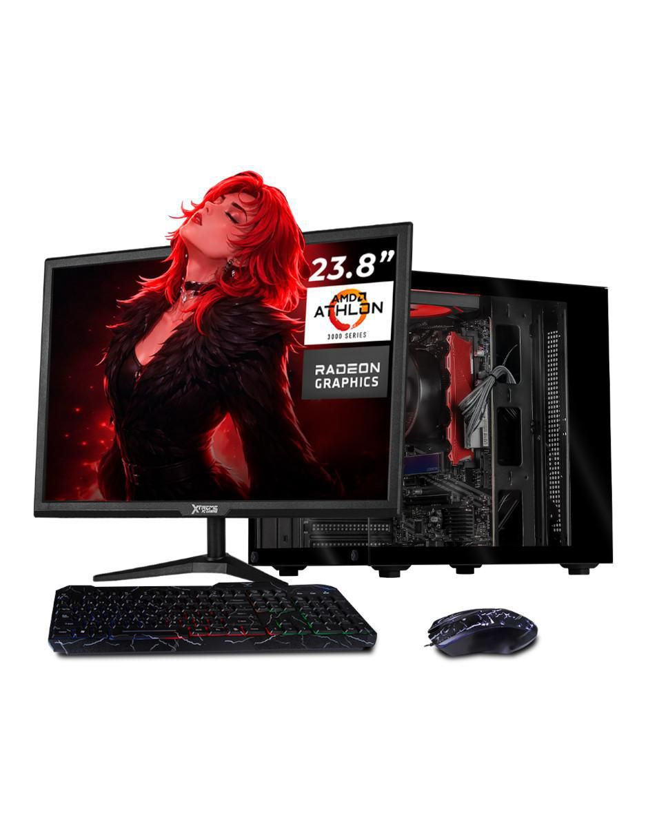 Computadora Gamer XTBRAT16GBVEGA3MTGB 23.8 pulgadas Full HD AMD Athlon AMD Radeon Vega 3 16 GB RAM 500 GB SSD
