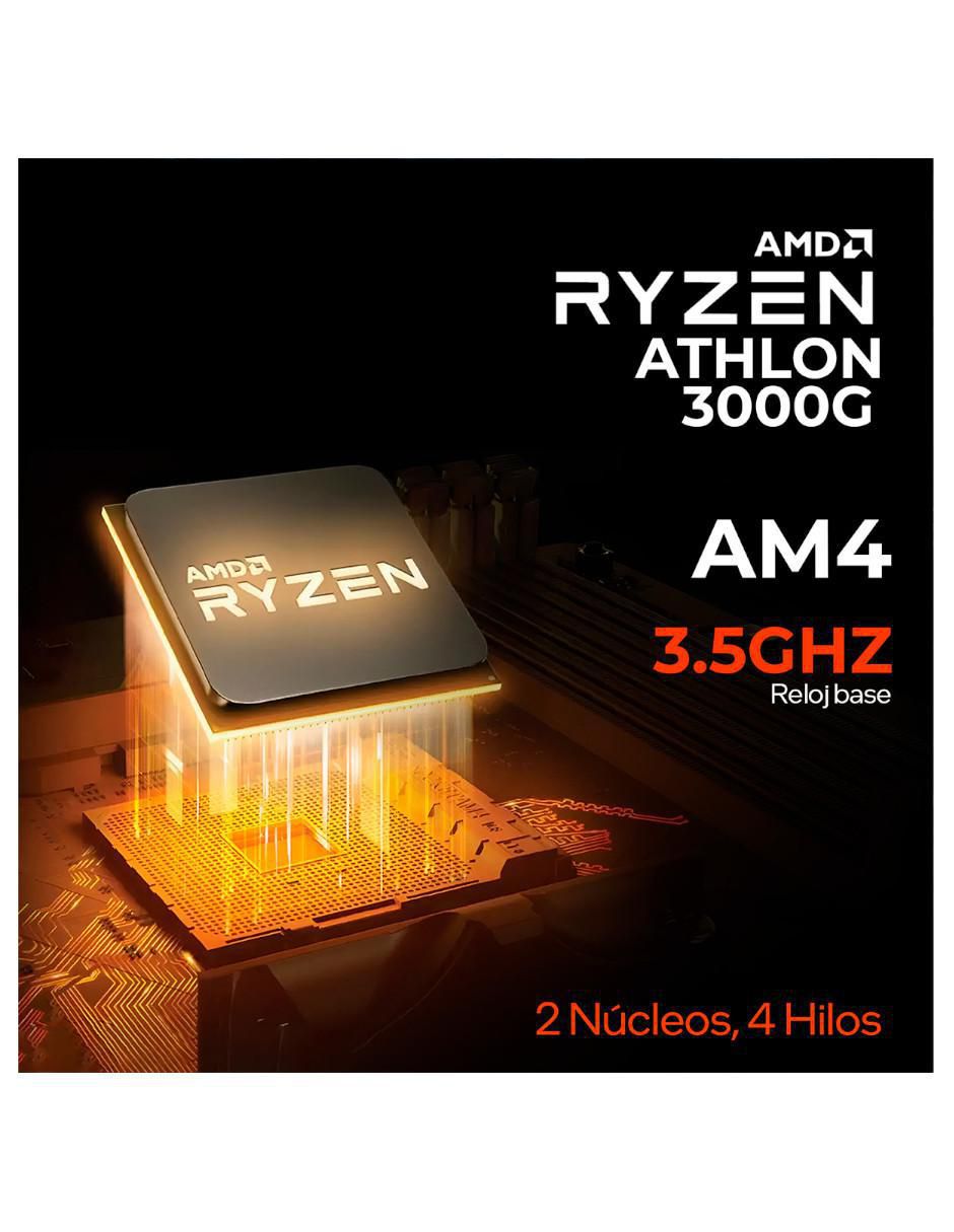 Computadora Gamer XTBRAT16GBVEGA3MTGB 23.8 pulgadas Full HD AMD Athlon AMD Radeon Vega 3 16 GB RAM 500 GB SSD 6