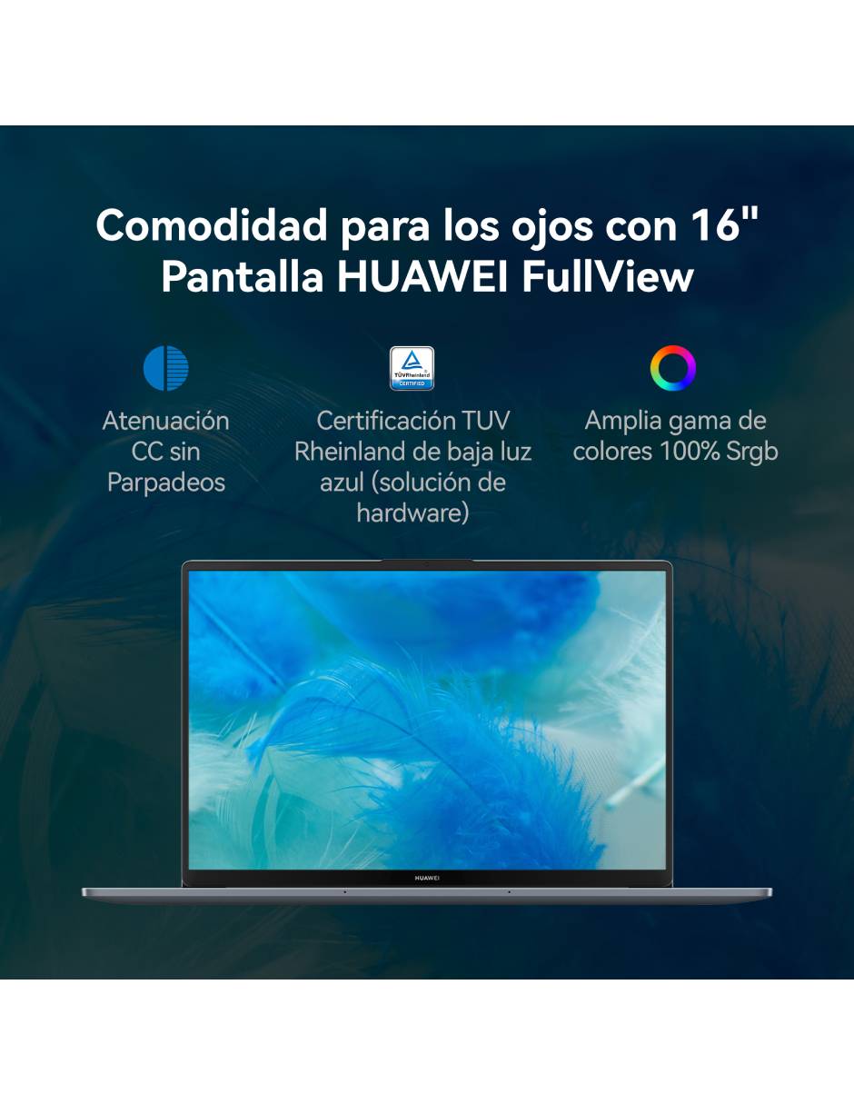 Laptop thin & light Matebook D16 16 pulgadas Full HD+ Intel Core i5 Intel UHD Graphics 16 GB RAM  512 GB SSD 4