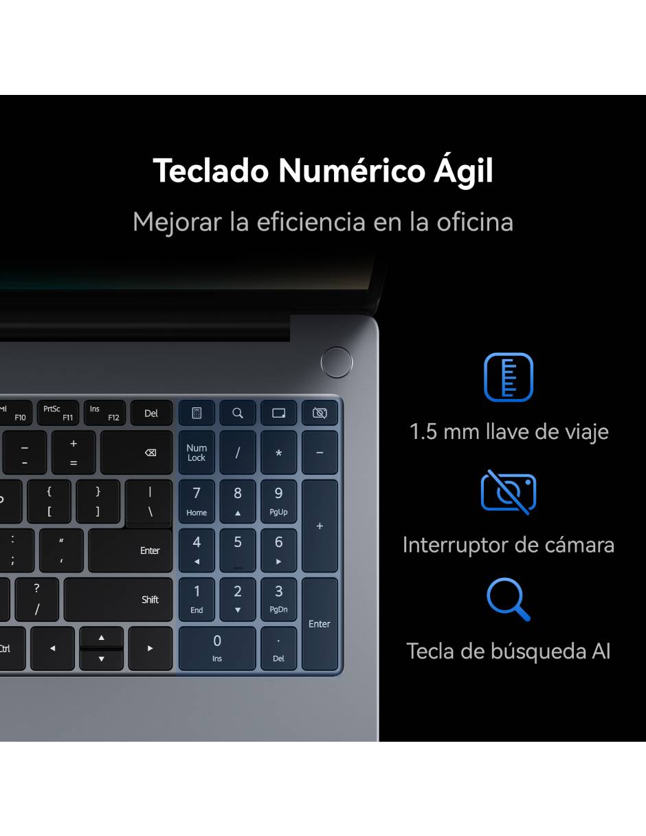 Laptop thin & light Matebook D16 16 pulgadas Full HD+ Intel Core i5 Intel UHD Graphics 16 GB RAM  512 GB SSD 5