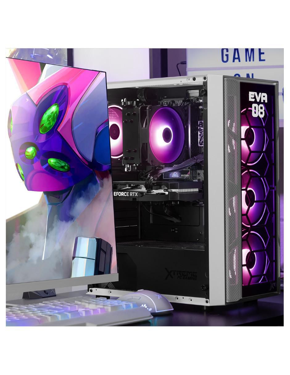 Computadora gamer XTPCR716GB5060EVA08 AMD Ryzen 7 NVIDIA GeForce RTX 5060 16 GB RAM 1 TB SSD 5