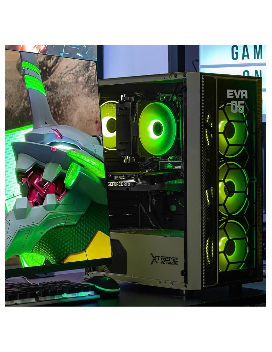 Computadora gamer XTPCR716GB5060EVA05 AMD Ryzen 7 NVIDIA GeForce RTX 5060 16 GB RAM 1 TB SSD 5