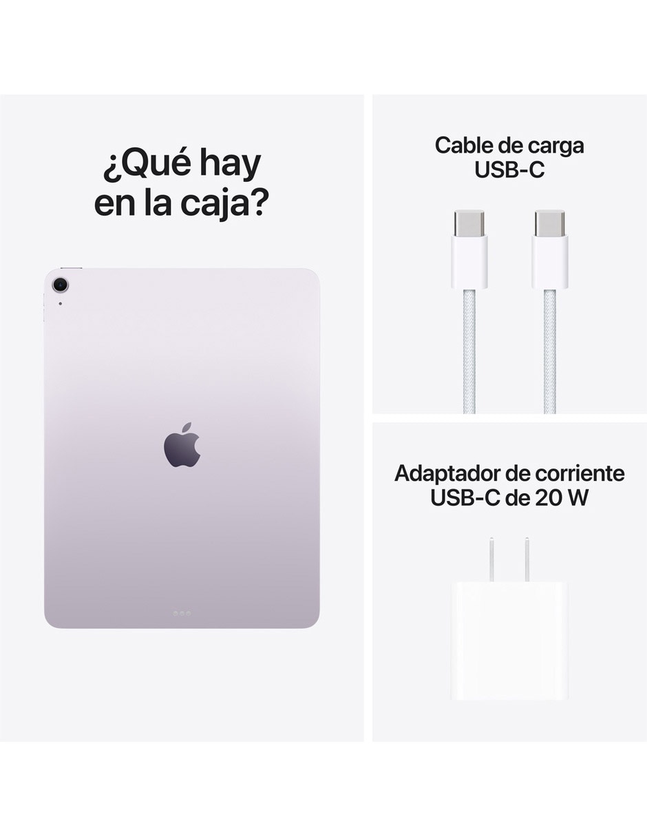 iPad Air M4 13 pulgadas 256 GB 12 GB RAM Morado 5