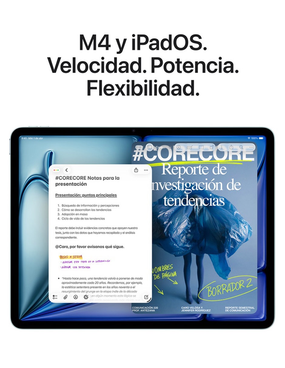 iPad Air M4 13 pulgadas 256 GB 12 GB RAM Azul 3