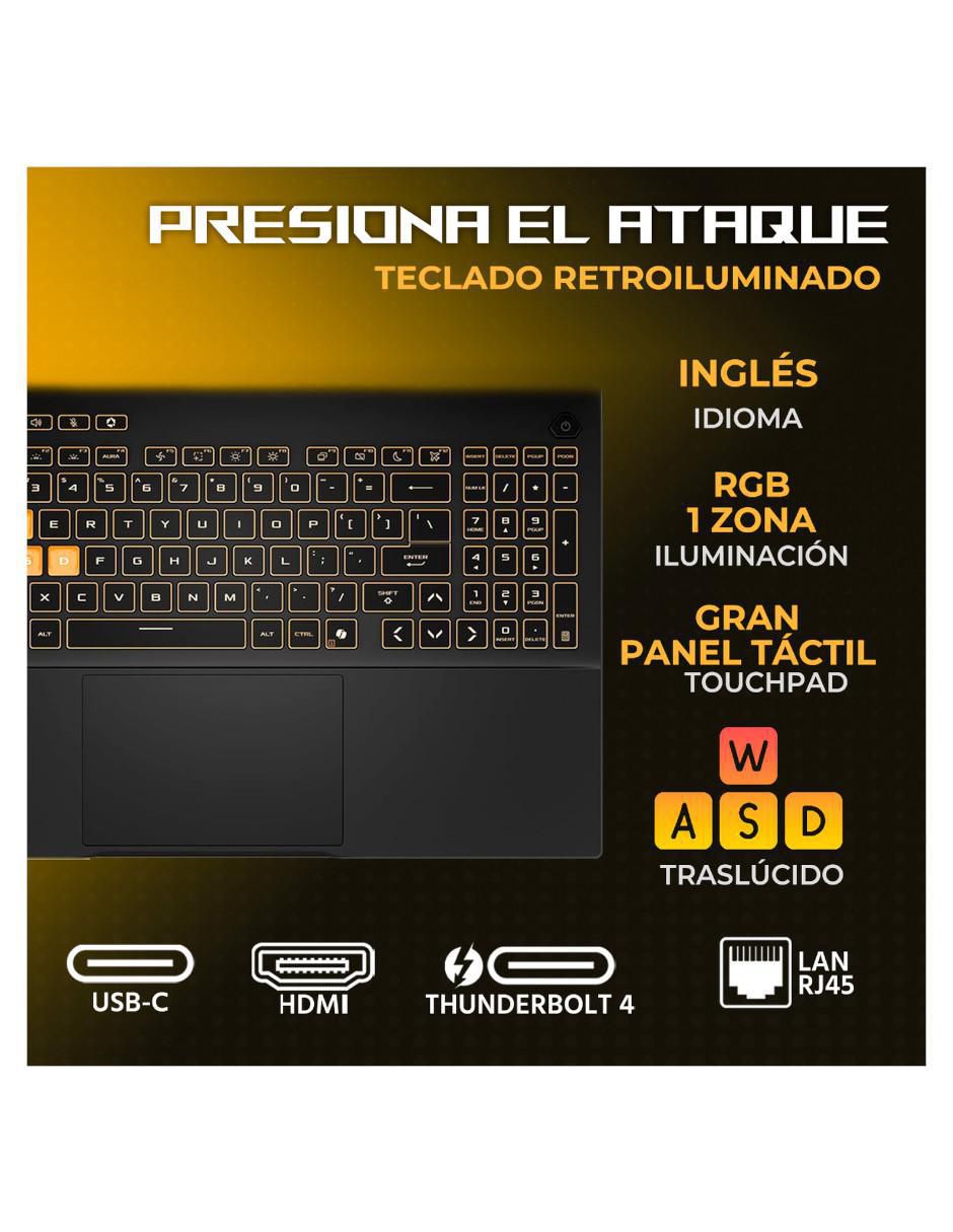 Laptop gamer TUF16I-5070CI7321TM 16 pulgadas WUXGA Intel Core i7 NVIDIA GeForce RTX 5070 32 GB RAM 1 TB SSD 4