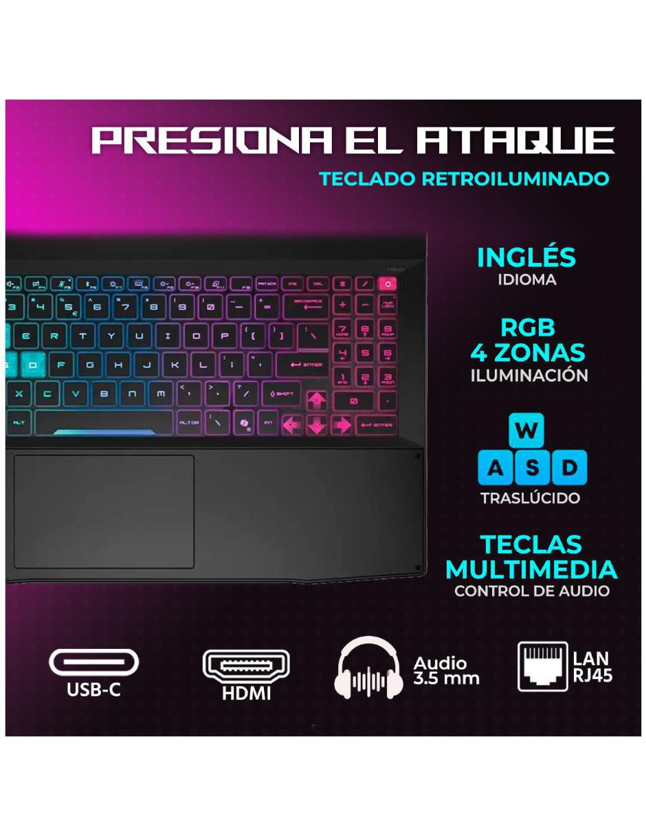 Laptop gamer KT15I-5070Ci7641TM 15.6 pulgadas QHD Intel Core i7 NVIDIA GeForce RTX 5070 64 GB RAM 1 TB SSD 4