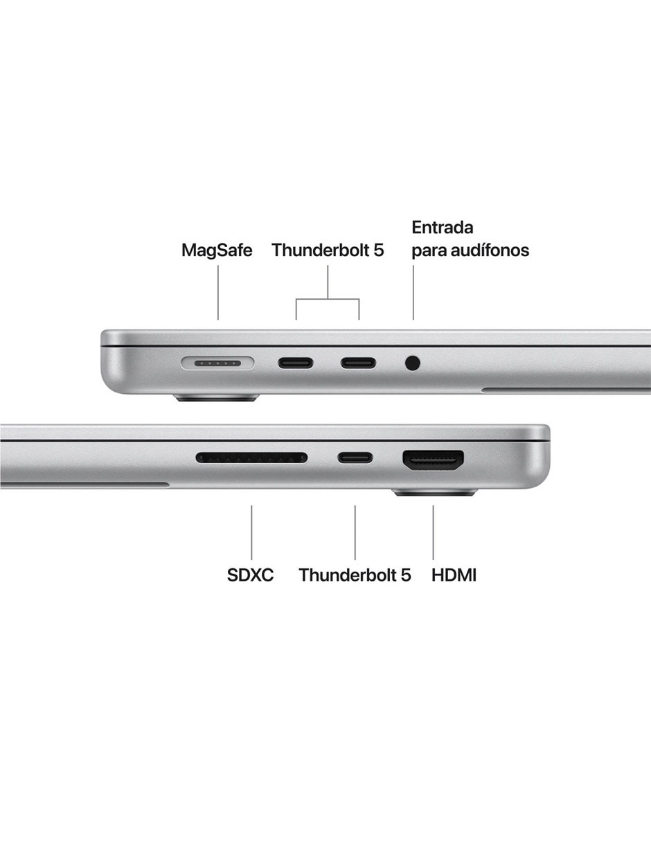 MacBook Pro 14 pulgadas M5 Pro 24 GB RAM 1 TB SSD Color Plata 7
