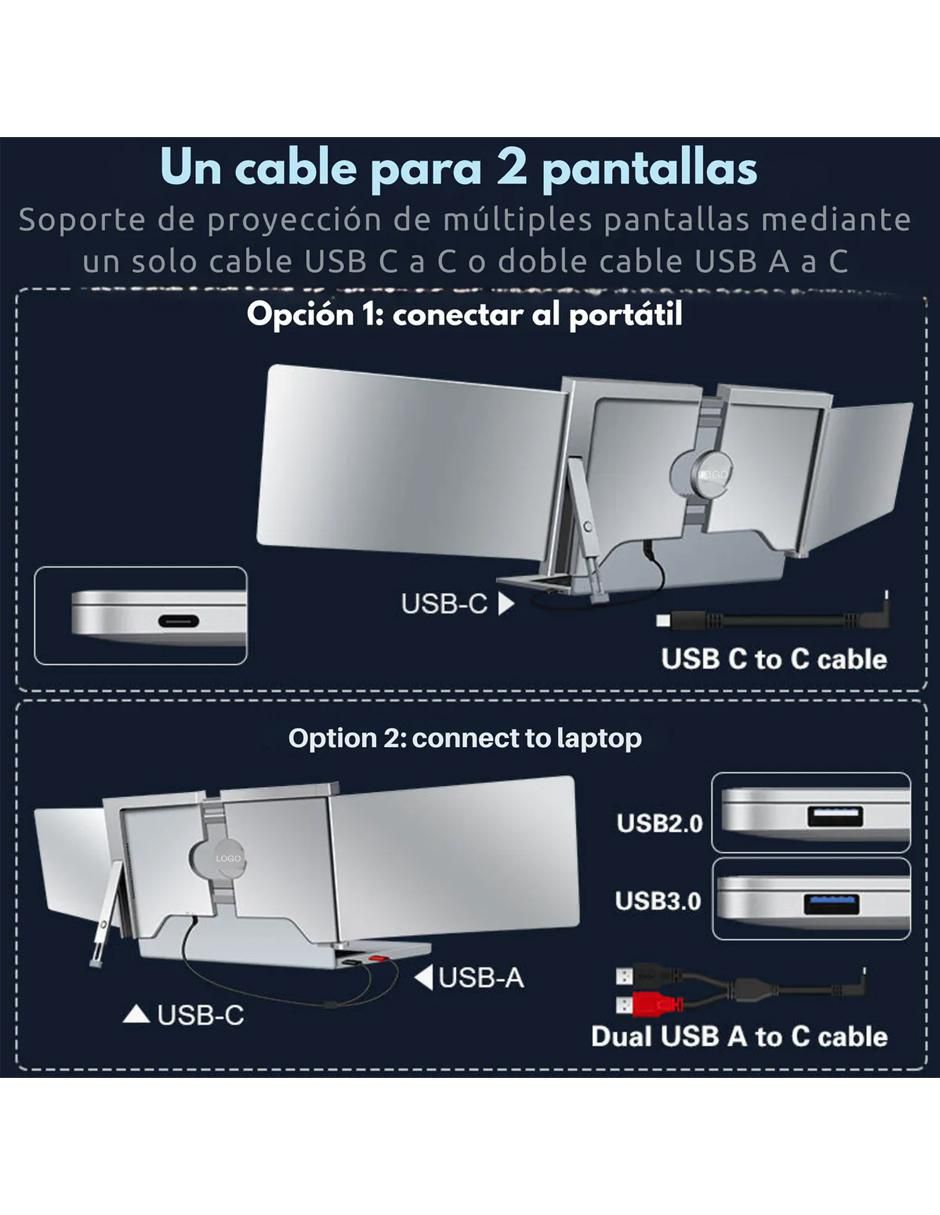 Monitor portátil IPS Full HD 12 pulgadas S200 4