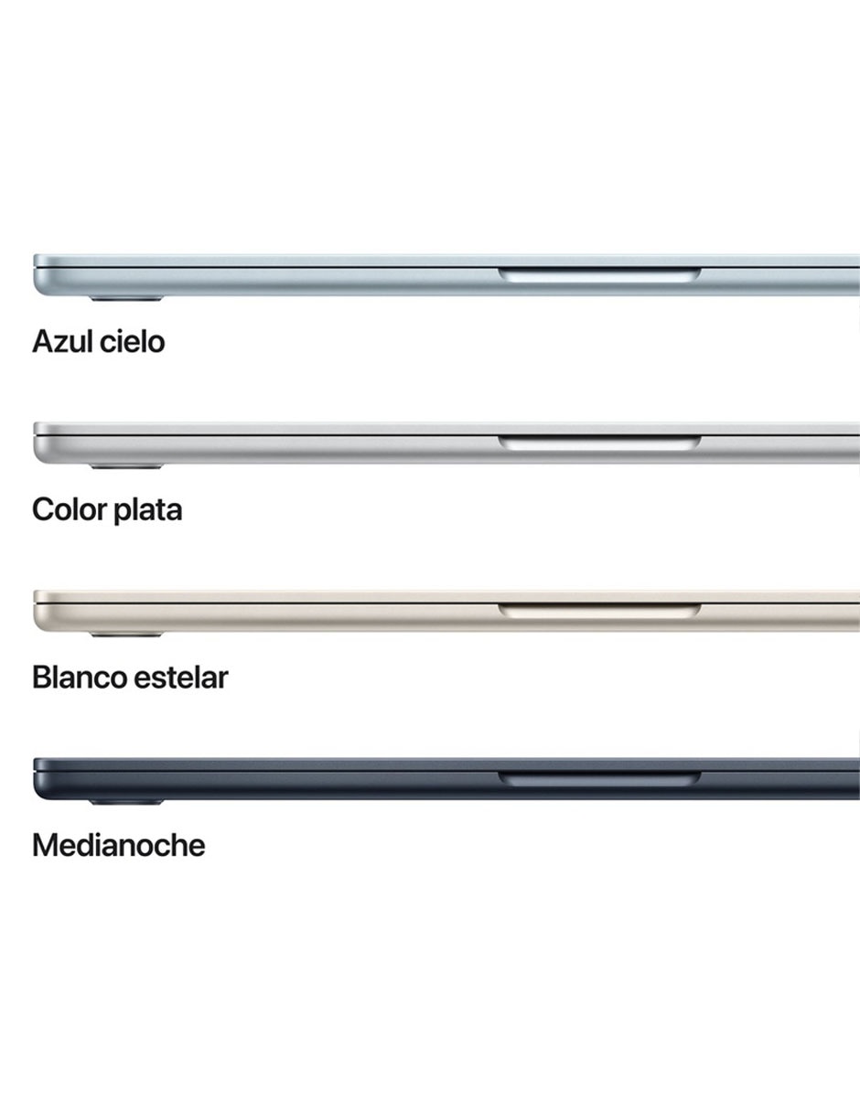 MacBook Air 13 pulgadas Chip M5 16 BG RAM 512 GB SSD Medianoche 3
