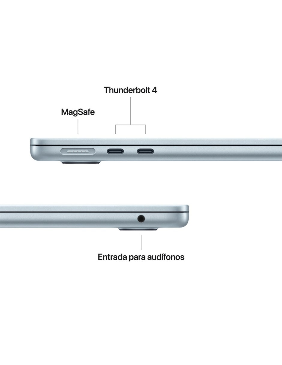MacBook Air 13 pulgadas Chip M5 16 GB RAM 512 GB SSD Azul Cielo 6