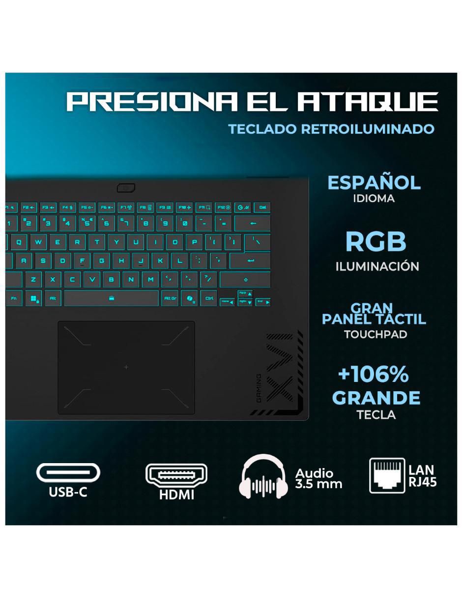 Laptop gamer GA16E-5050Ci732512M 16 pulgadas WUXGA Intel Core i7 NVIDIA GeForce RTX 5050 32 GB RAM 512 GB SSD 4