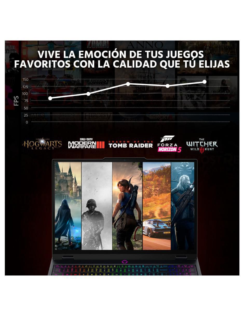 Laptop gamer L5iI-5060CU7321TM 15 pulgadas WQXGA Intel Core Ultra 7 255HX NVIDIA GeForce RTX 5060 32 GB RAM 1 TB SSD 6