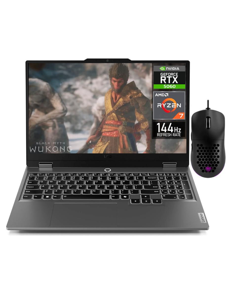 Laptop gamer LOQ15I-506024512M 15.6 pulgadas Full HD AMD Ryzen 7 NVIDIA GeForce RTX 5060 24 GB RAM 512 GB SSD