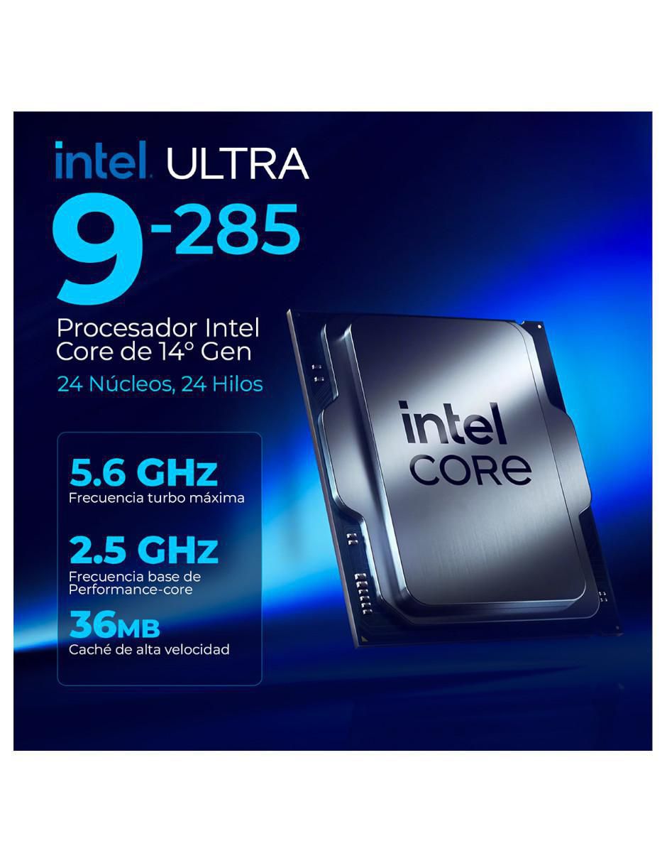 Computadora gamer XTPCU932GB55080MAEV2 32 pulgadas QHD Intel Core Ultra 9 285 NVIDIA GeForce RTX 5080 32 GB RAM 1 TB SSD 6