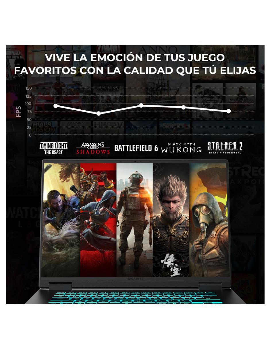 Laptop Game Gaming A16 16 pulgadas Wuxga Intel Core I7 NVIDIA Geforce Rtx 5050 32 GB RAM 1 TB SSD 5