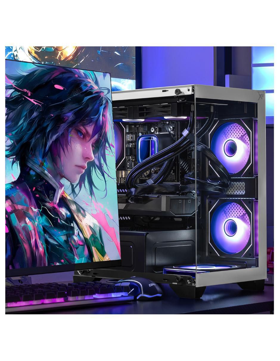 Computadora gamer XTPCR732GB5060TICHBW AMD Ryzen 7 NVIDIA GeForce RTX 5060 Ti 32 GB RAM 1 TB SSD 12